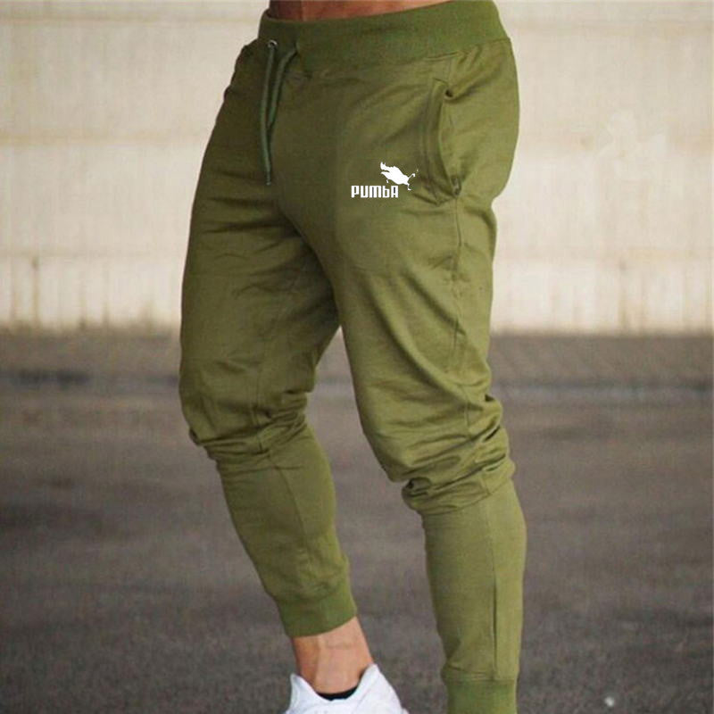 Sport European and American fitness printed casual trousers - Blue Force Sports