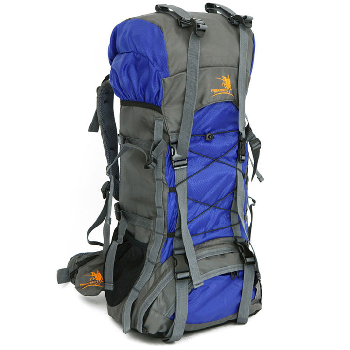 Extra Large Outdoor 60L Travel Backpack - Blue Force Sports