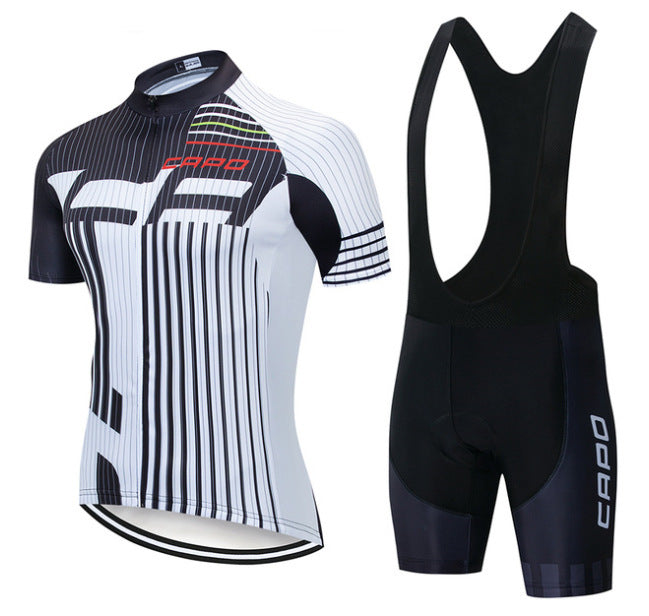 Cycling Jersey Short Sleeve Suit Men Summer - Blue Force Sports