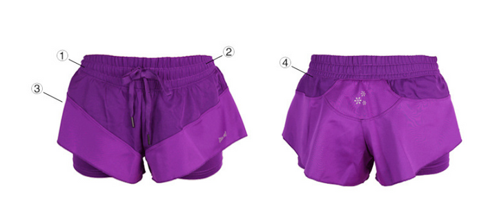 Quick-drying shorts - Blue Force Sports