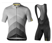 Mavic short-sleeved bib cycling jersey suit - Blue Force Sports