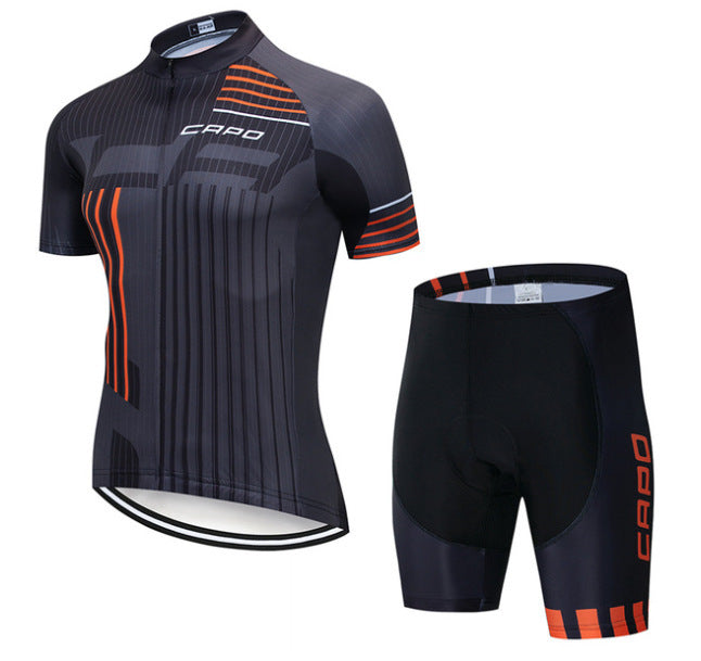 Cycling Jersey Short Sleeve Suit Men Summer - Blue Force Sports