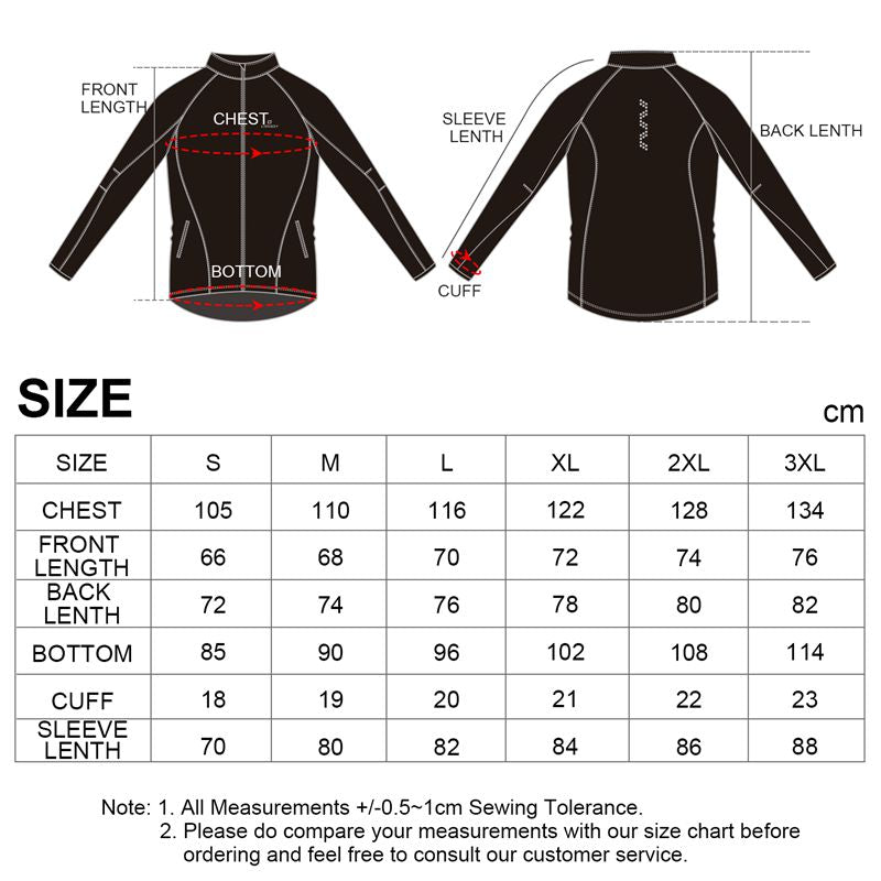 Winter warm men's sports cycling clothes - Blue Force Sports