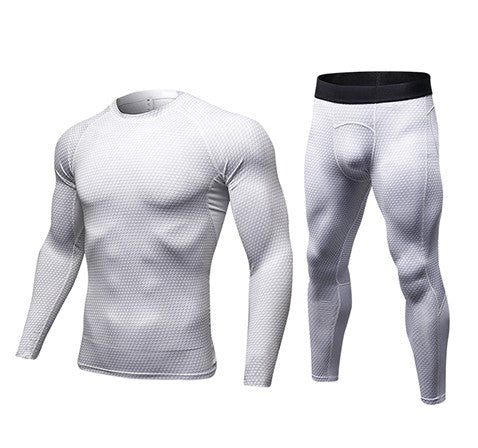 Compression Cool Dry Sports Tights - Blue Force Sports