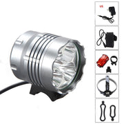 LED Mountain Bike Headlight 5T6 Bicycle Light - Blue Force Sports