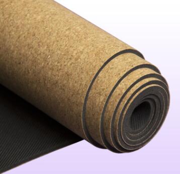 5MM  Non-slip Cork Rubber Natural Yoga Mat For Fitness Women Pilates Gymnastics Mat Yoga Brand Exercise Sports Pads Mat - Blue Force Sports