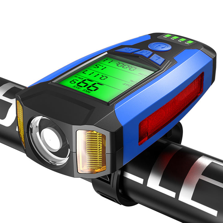 Bicycle headlight wireless code meter - Blue Force Sports