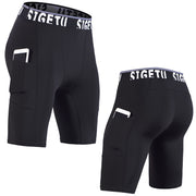exercise yoga men's shorts - Blue Force Sports