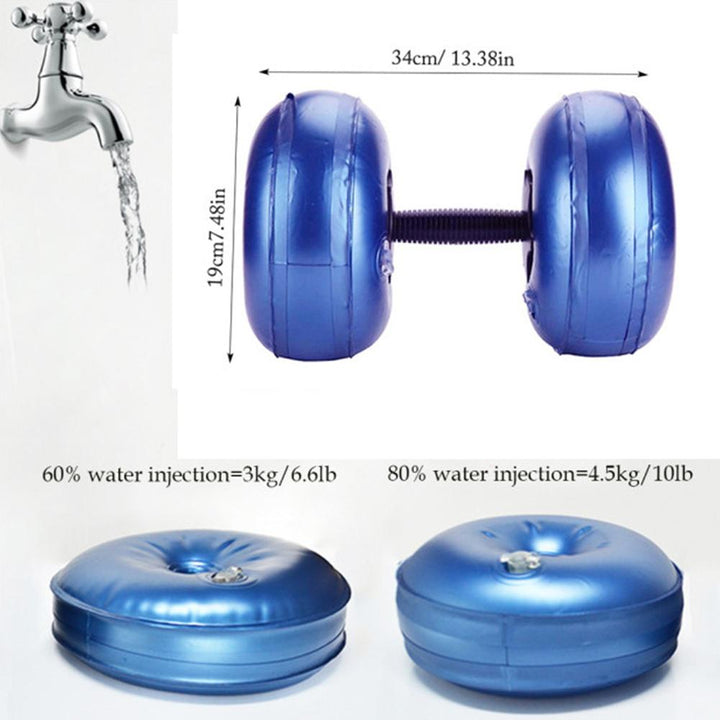 Water filled dumbbells - Blue Force Sports