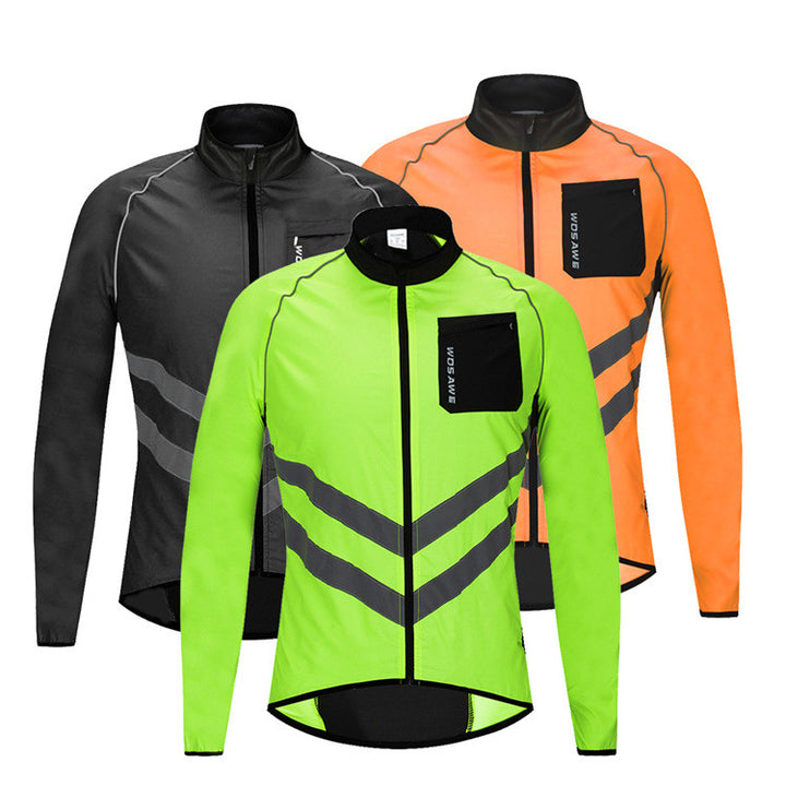 Cycling fishing reflective jacket - Blue Force Sports