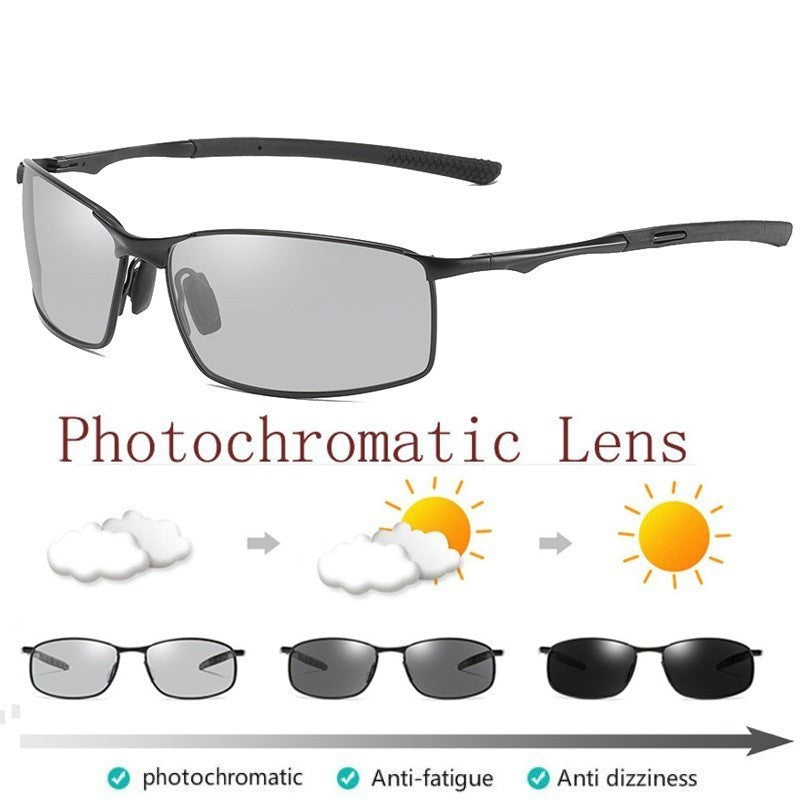 Polarized Photochromic Sunglasses Driving Glasses for men - Blue Force Sports