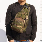 Hot Style Canvas Riding Pack Camouflage Field Sports Small Chest Bag Single Shoulder Oblique Cross Outdoor Tactical Package. - Blue Force Sports