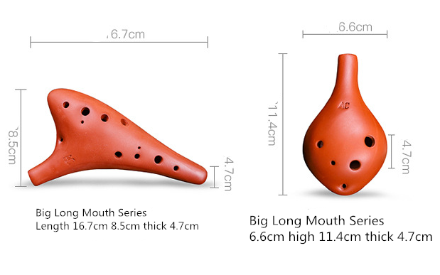 Pure 12-hole Ocarina - Blue Force Sports