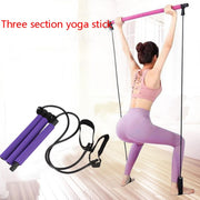 Three-section Pilates fitness stick - Blue Force Sports