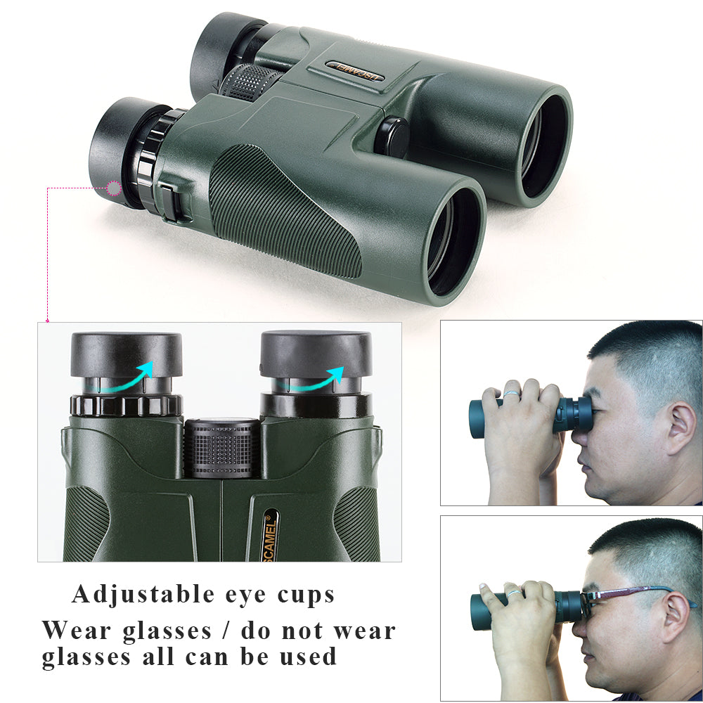 10X42 binoculars HD High Power children's telescope mobile camera telescope - Blue Force Sports