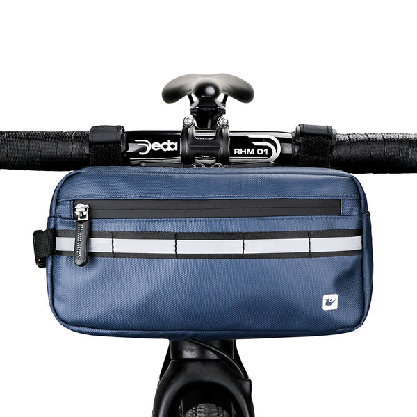 Rhino multifunctional bicycle front handle bag - Blue Force Sports