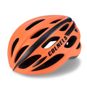 Bicycle helmet with taillight warning light glowing insect screen - Blue Force Sports