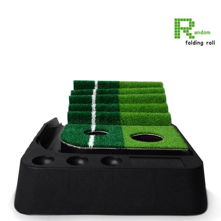 2.5M3M Golf Putting Mat Golf Putter Trainer Green Putter Carpet Practice Set - Blue Force Sports