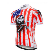 Weimostar skull jersey men's pirate jersey - Blue Force Sports