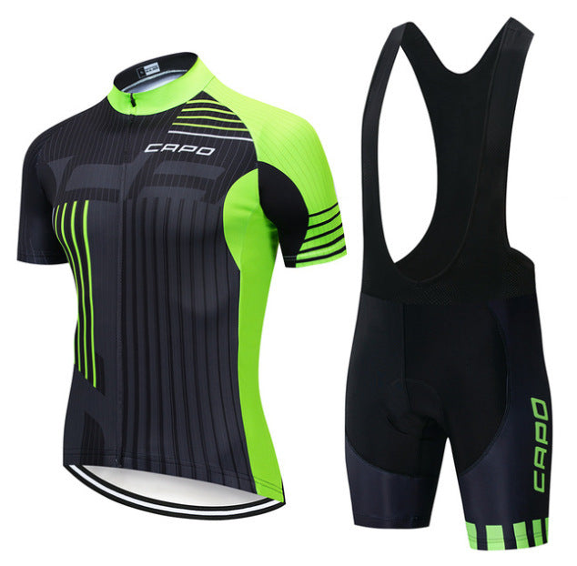 Cycling Jersey Short Sleeve Suit Men Summer - Blue Force Sports