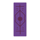 Non Slip TPE Yoga Mat Position Line Beginner - Blue Force Sports