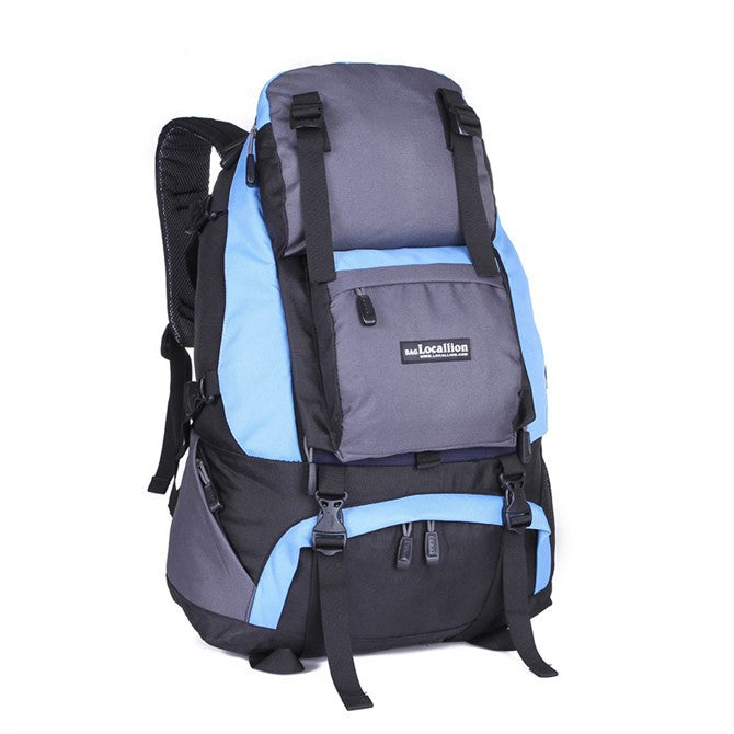 Outdoor 40L Hiking Backpack - Blue Force Sports