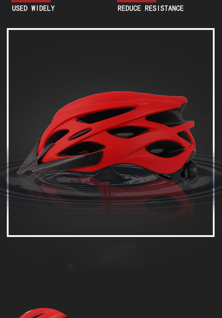 Bicycle Helmet Head Cap Integrated Mountain Road Bike Bicycle Light - Blue Force Sports