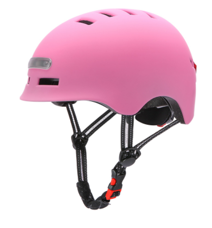 Skateboard Cycling Electric Vehicle Lighting Warning Smart Light Safety Sports Helmet - Blue Force Sports