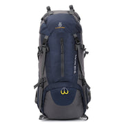 Mountaineering waterproof outdoor sports nylon bag Wild camping backpack Rainproof 60L mountaineering bag wholesale - Blue Force Sports
