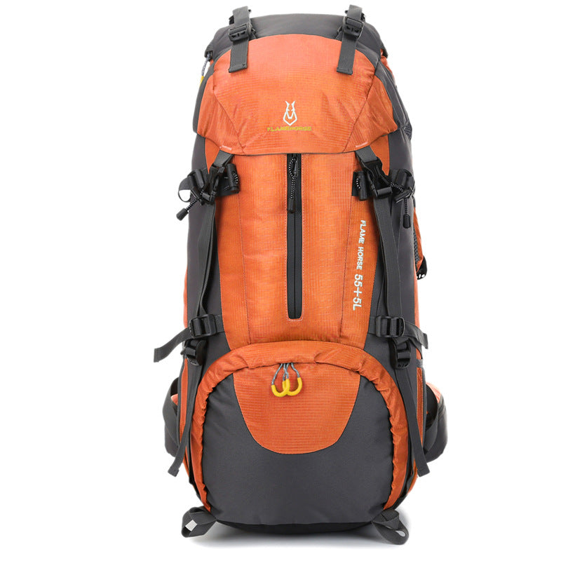 60L large capacity travel backpack nylon - Blue Force Sports