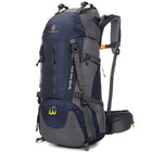 60L large capacity travel backpack nylon - Blue Force Sports
