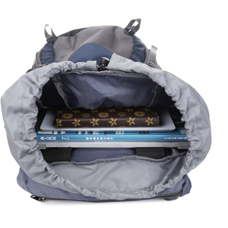 60L large capacity travel backpack nylon - Blue Force Sports