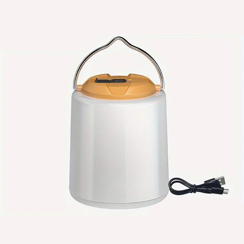 Wiederaufladbare LED-Campinglaterne mit Haken