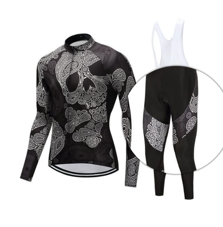 Long Sleeve Kit - Skull - Blue Force Sports