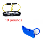 Fitness Women Booty Butt Band Resistance Bands Adjustable Waist Belt Pedal Exerciser For Glutes Muscle Workout Free Bag - Blue Force Sports