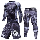 Perspiration quick-drying long-sleeved clothes - Blue Force Sports