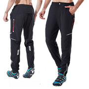 Summer Men's Trousers for Outdoor Cycling - Moisture-Wicking and Comfortable with Reflective Strip - Blue Force Sports