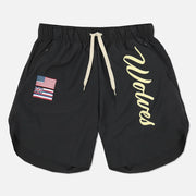 Casual Running Breathable Wicking Speed Bar Tide Men's Shorts - Blue Force Sports