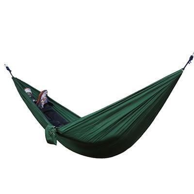 Backpacking Hammock - Portable Nylon Parachute Outdoor Double Hammock - Blue Force Sports