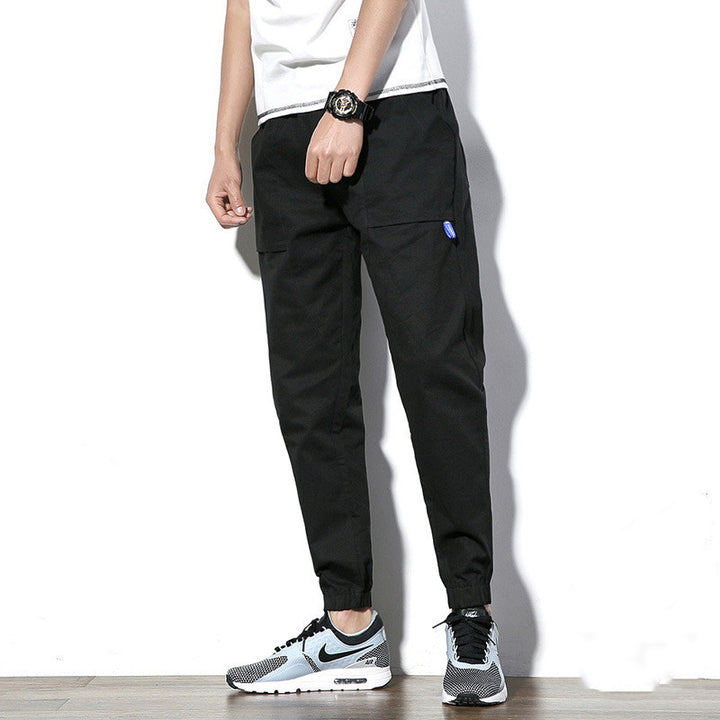 Men's casual pants Korean large men's sports pants - Blue Force Sports