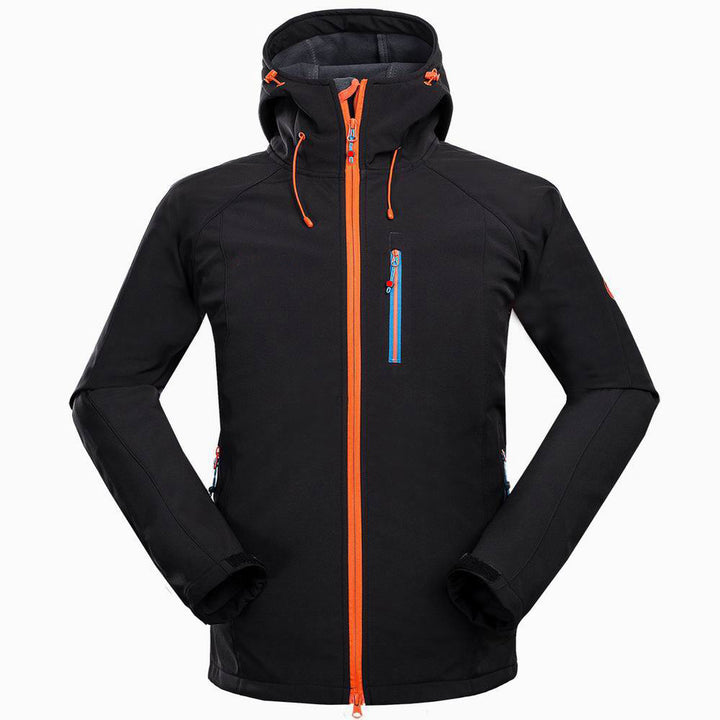 New foreign trade men outdoor mountaineering camping leisure sports clothing anti wind compound jacket soft shell jacket - Blue Force Sports