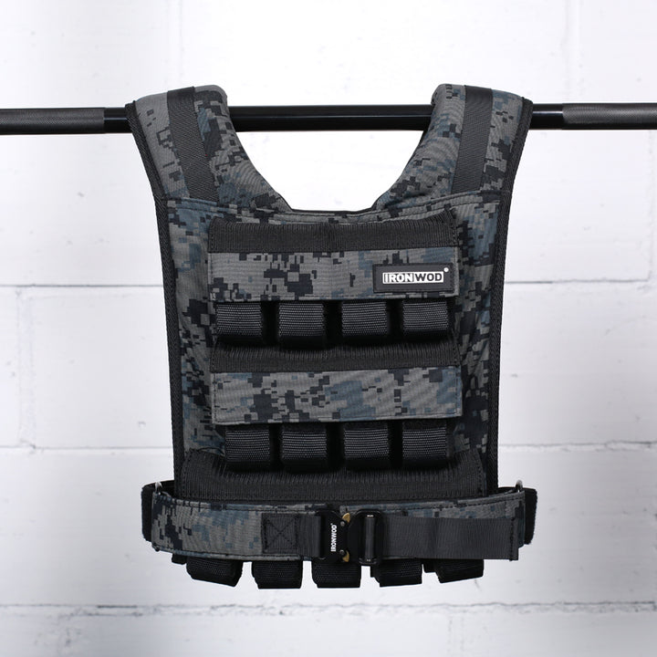 Weight Vest Steel Plate Chris Iron Block Fitness - Blue Force Sports