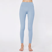 Women's Double Sided Nylon Nude Yoga Pants - Blue Force Sports