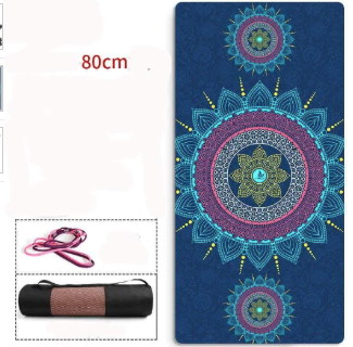 Yoga mat beginner fitness yoga rubber non-slip mat - Blue Force Sports