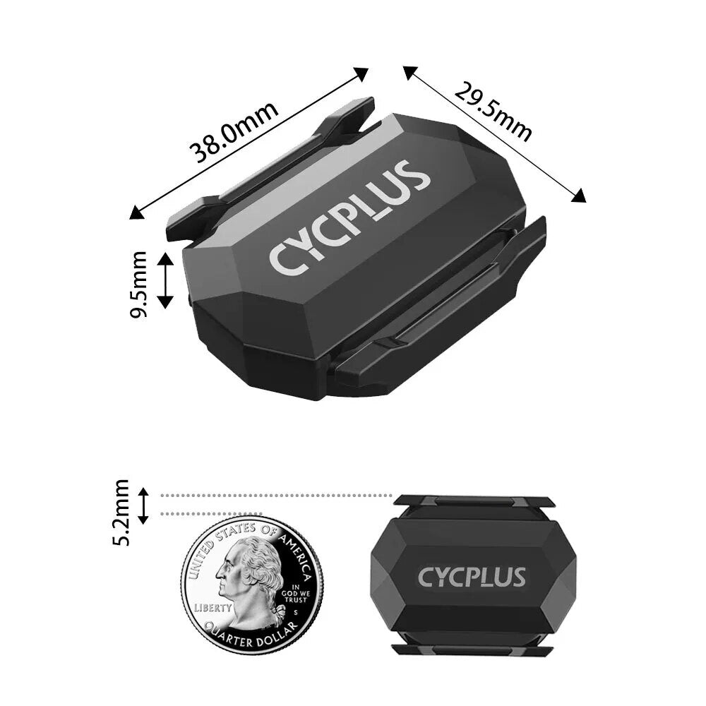 Dual-Mode-Trittfrequenz- und Geschwindigkeitssensor zum Radfahren