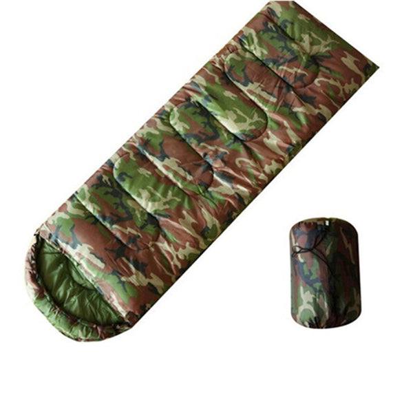 Camping emergency camouflage sleeping bag - Blue Force Sports