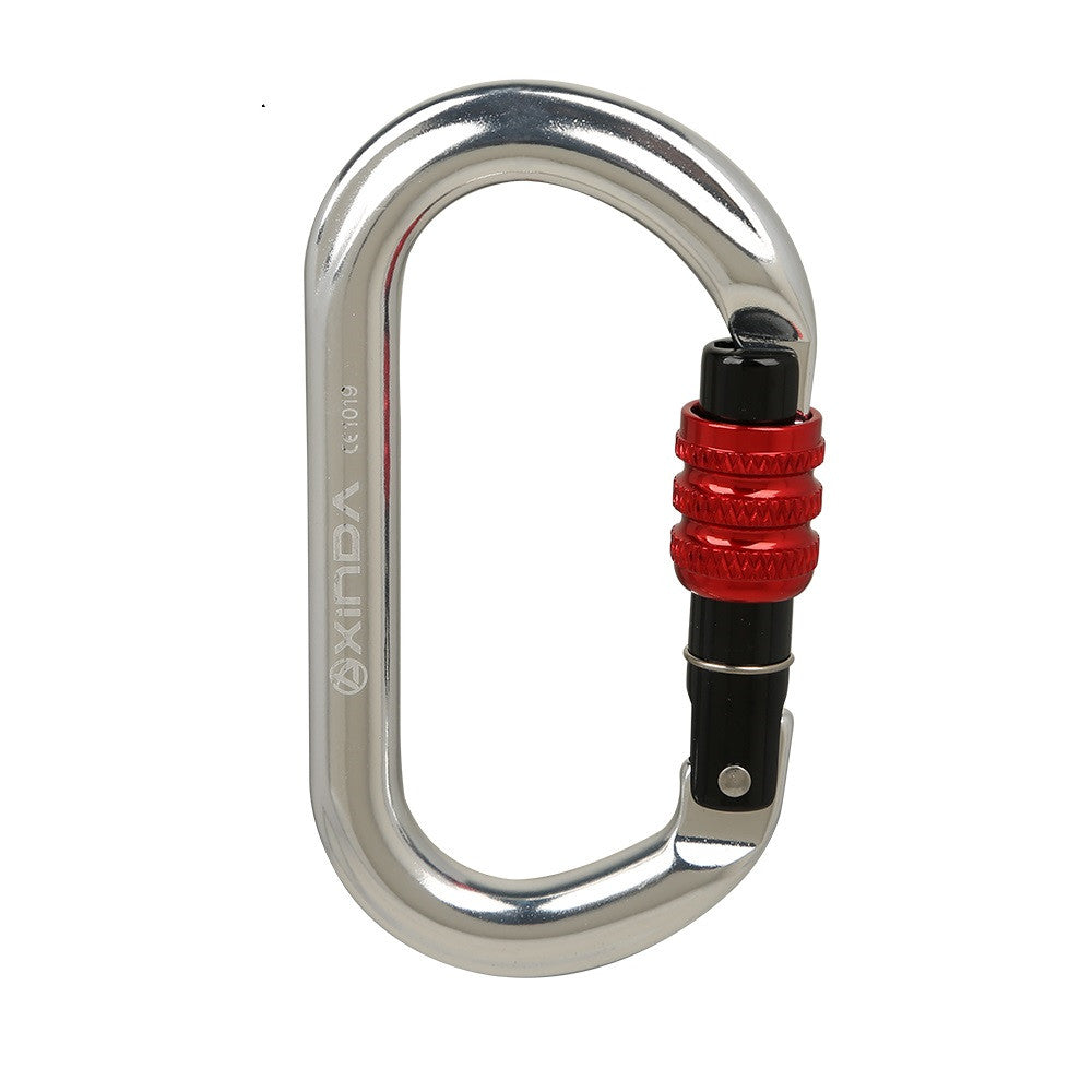 Rock Climbing Carabiner O-shaped Thread Lock - Blue Force Sports