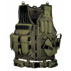 Tactical Vest Military Combat Army Armor Vests Molle Airsoft Plate Carrier Swat Vest Outdoor Hunting Fishing CS Training Vest - Blue Force Sports