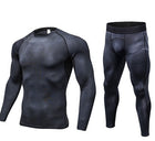 Compression Cool Dry Sports Tights - Blue Force Sports