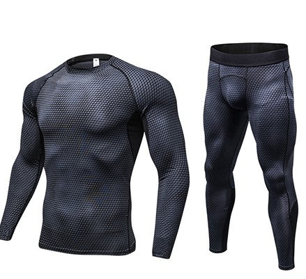 Compression Cool Dry Sports Tights - Blue Force Sports